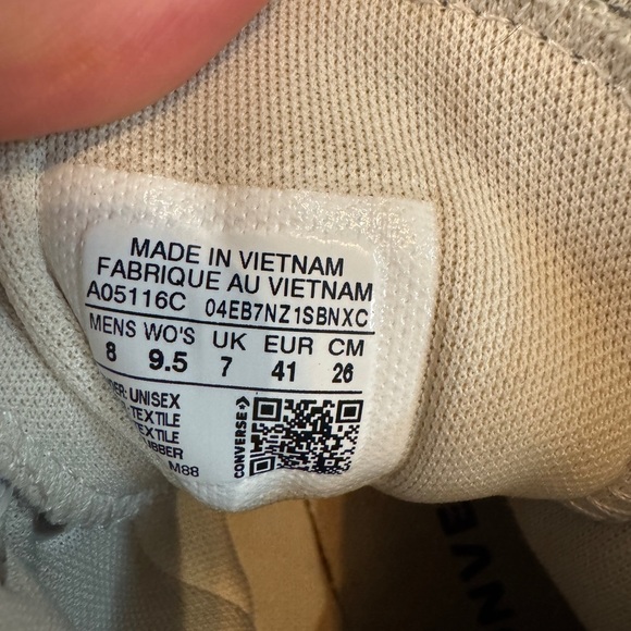 Converse chuck Taylor All Stars construct high top cyber grey sneakers 90’s Y2K - Picture 4 of 12